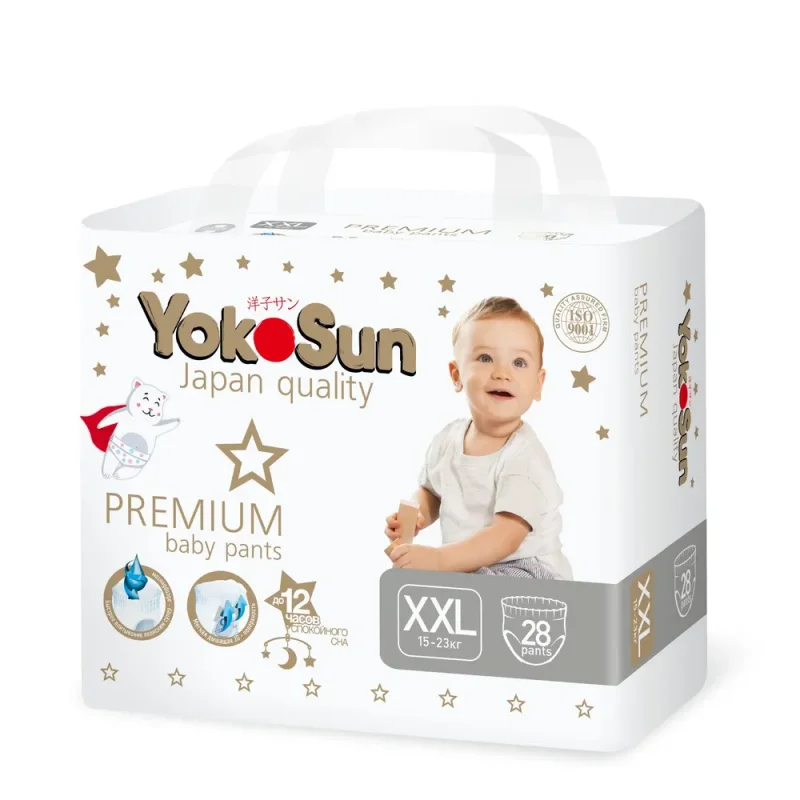 Trusik tagliklar YokoSun Premium, XXL (15-23 kg), 28 dona.