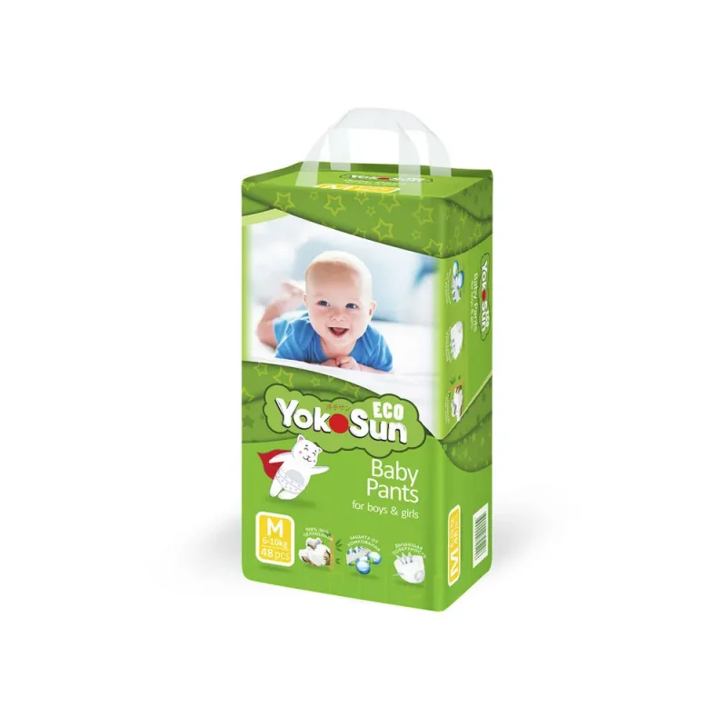 Trusik tagliklar YokoSun Eco, M (6-10 kg), 48 dona.