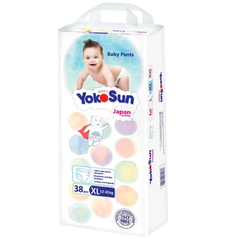 Trusik tagliklar YokoSun Comfort, XL (12-20 kg), 38 dona.