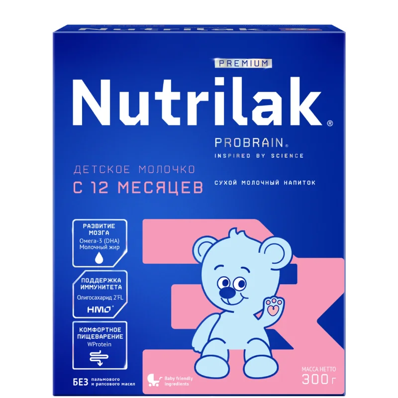 Nutrilak 3, Premium 12 oyli, 300 g