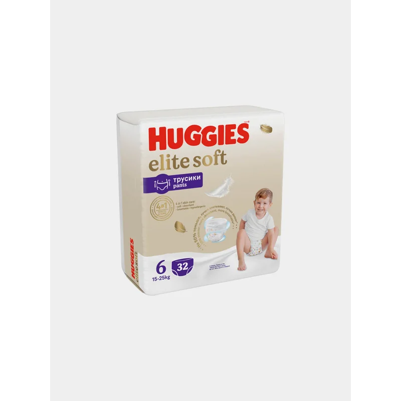 Huggies trusik elite soft 6,  32 dona (15–25 kg)