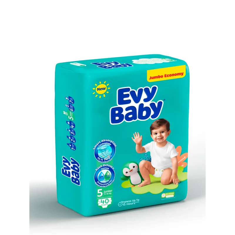 Evy Baby 5, 40 dona (11–18 kg)