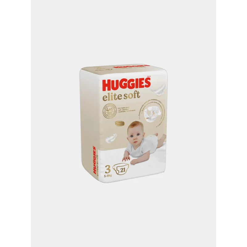 Huggies elite soft 3, 21 doan (5–9 kg)