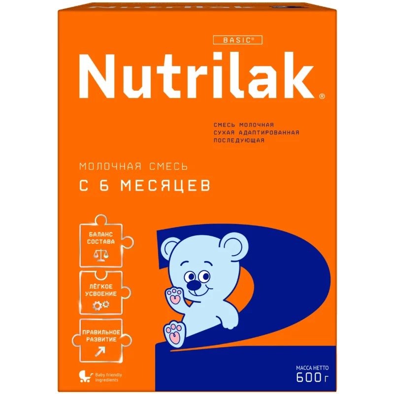Nutrilak 2, Basic 6 oyli,600 g