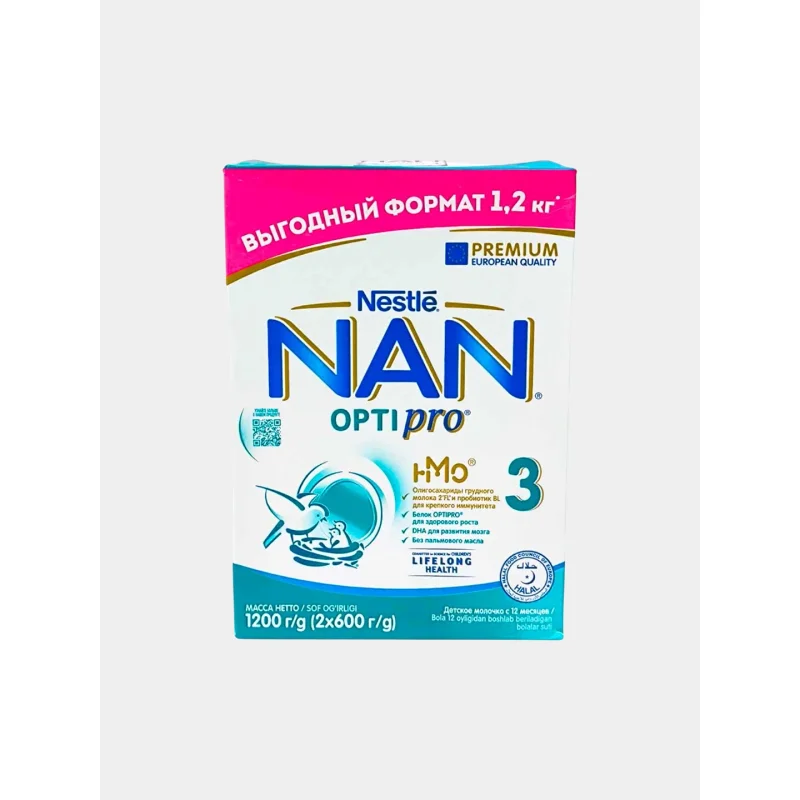 Nan 3, 1200 g, OPTI PRO. 12 oydan