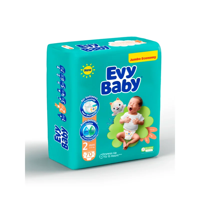 Evy Baby 2 mini 70 dona (3–6kg)