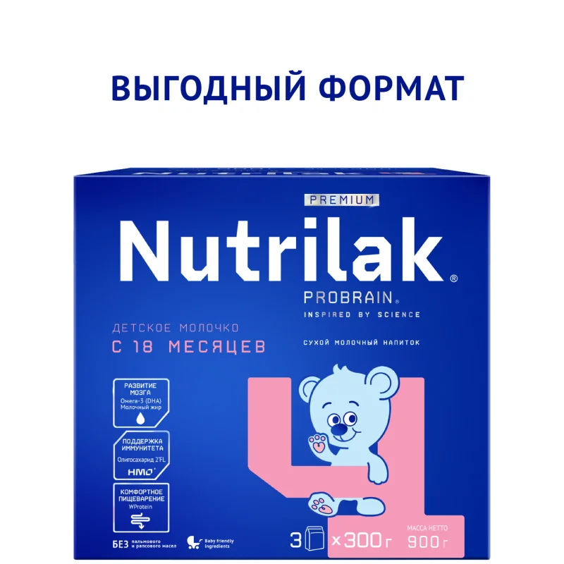 Nutrilak 4,Premium 18 oyli, 900g