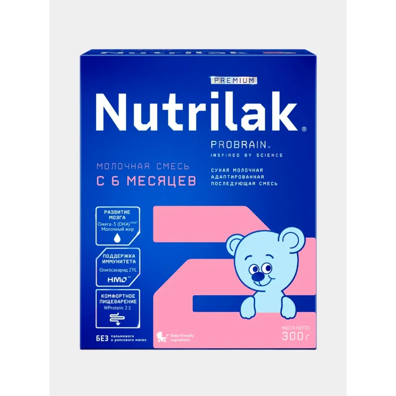 Nutrilak 2, Premium 6 oyli, 300 g