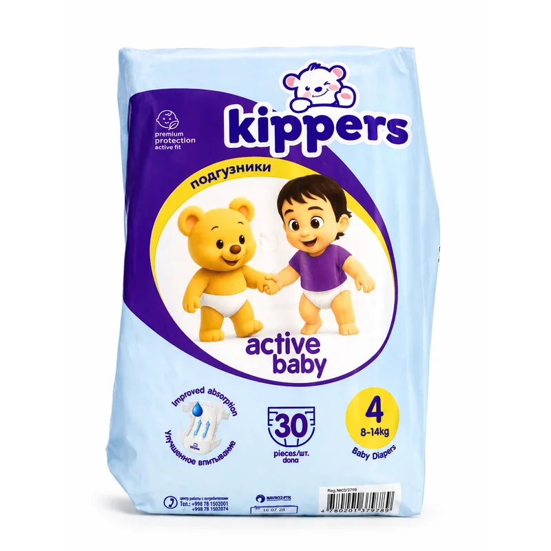 Kippers 4, lipuchkali 30 dona(8–14 kg)