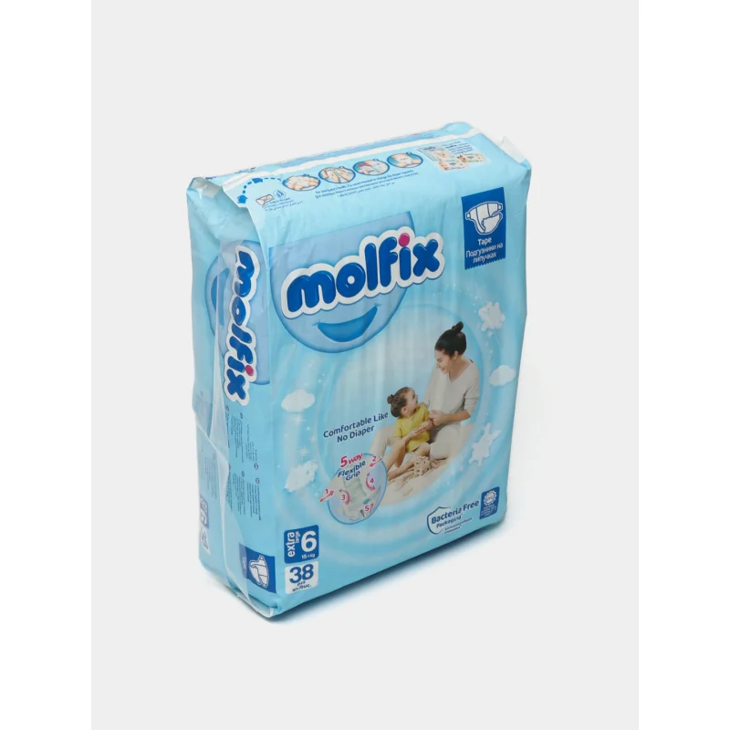 Molfix 6, 38 dona (15+ kg)