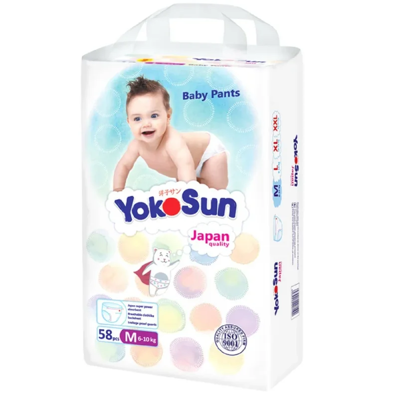 Trusik tagliklar YokoSun Comfort, M (6-10 kg), 58 dona.