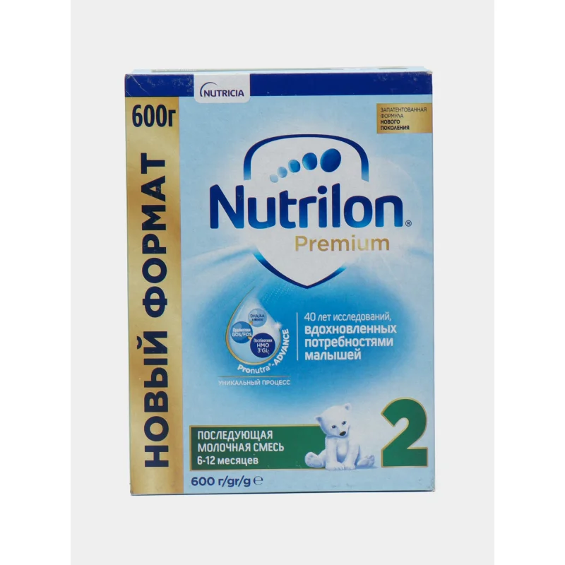 Nutrilon. Premium 2. 600g (6–12 oy)