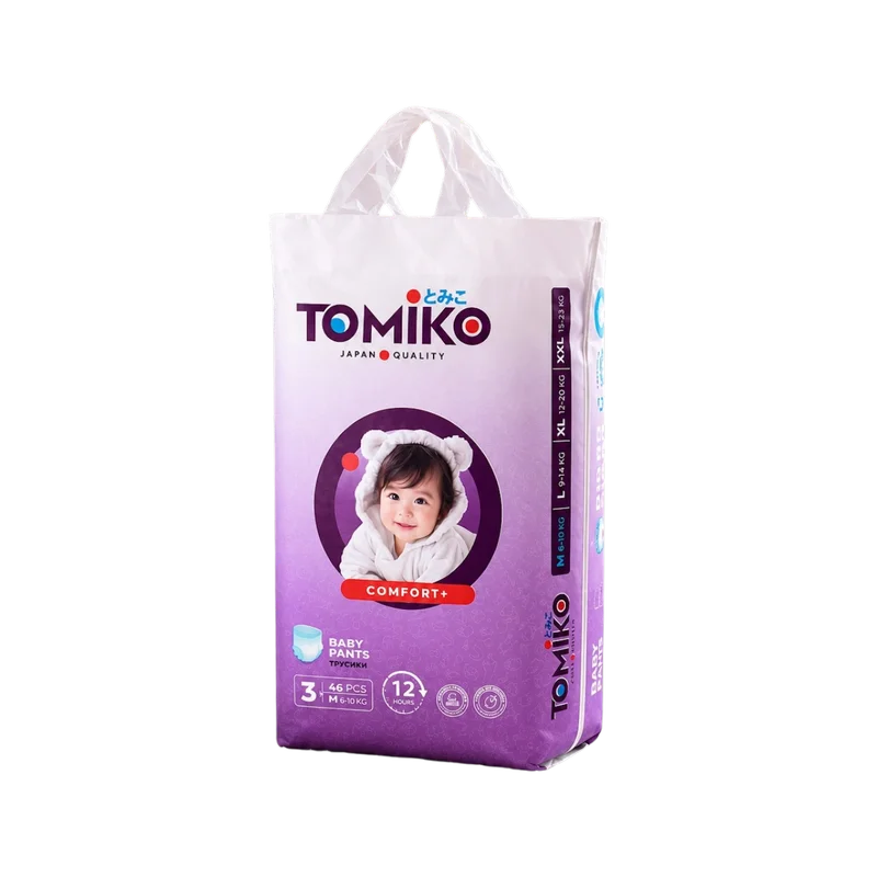 Trusik Tomiko 3, M comfort+ 46 dona (6–10 kg)