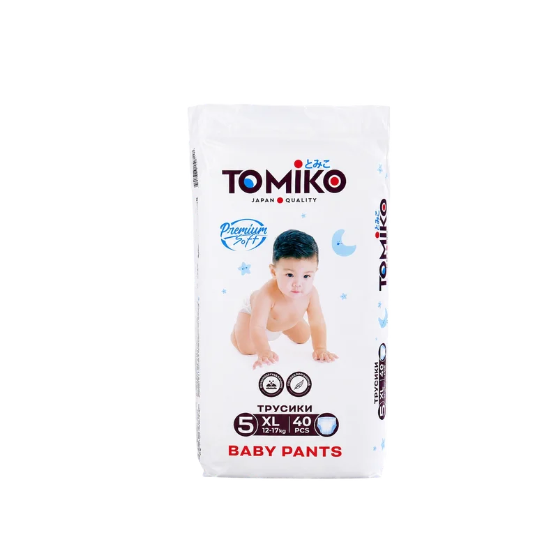 Trusik Tomiko premium 5, XL 40 dona (12–17 kg)